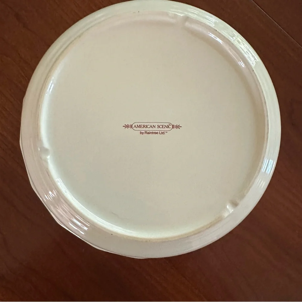 Vintage American Scenic by Raintree Vegetable Serving Bowl 9 inches